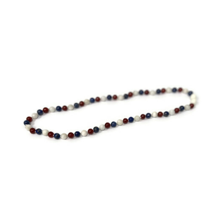 Baltic Amber Necklace 16" Baltic Amber Necklace Dark Amber Moonstone Focus Clarity Amethyst Lapis