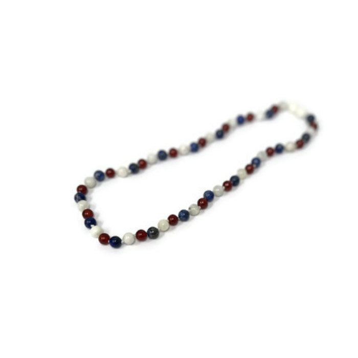 Baltic Amber Necklace 16" Baltic Amber Necklace Dark Amber Moonstone Focus Clarity Amethyst Lapis