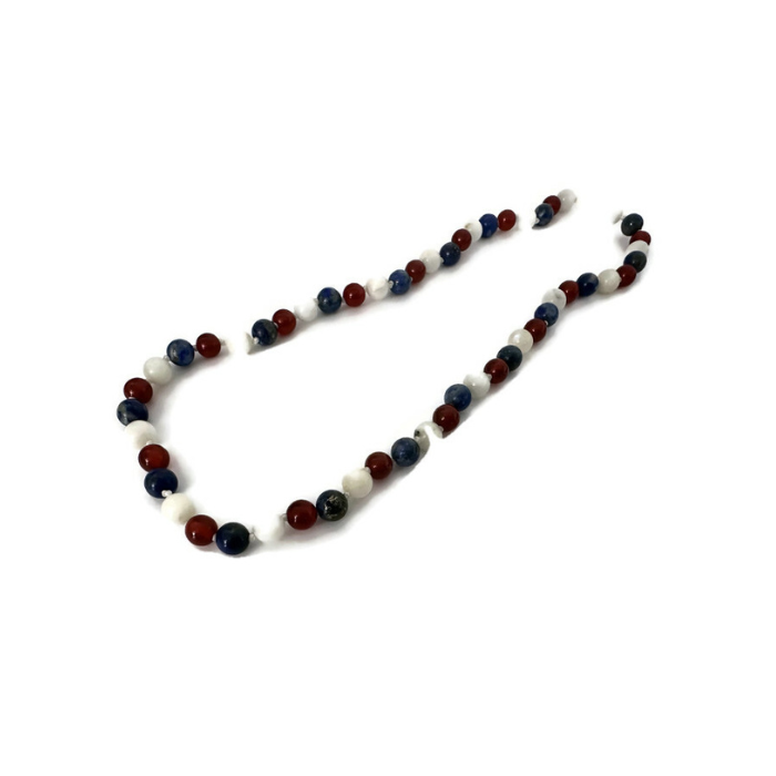 Baltic Amber Necklace 16" Baltic Amber Necklace Dark Amber Moonstone Focus Clarity Amethyst Lapis