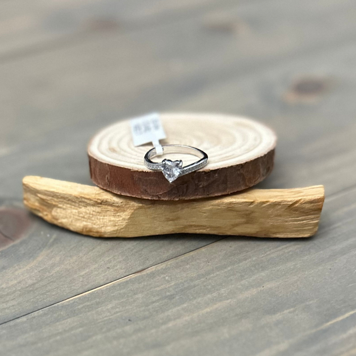 925 Sterling Silver Heart-Promise, Pear, Round, Band