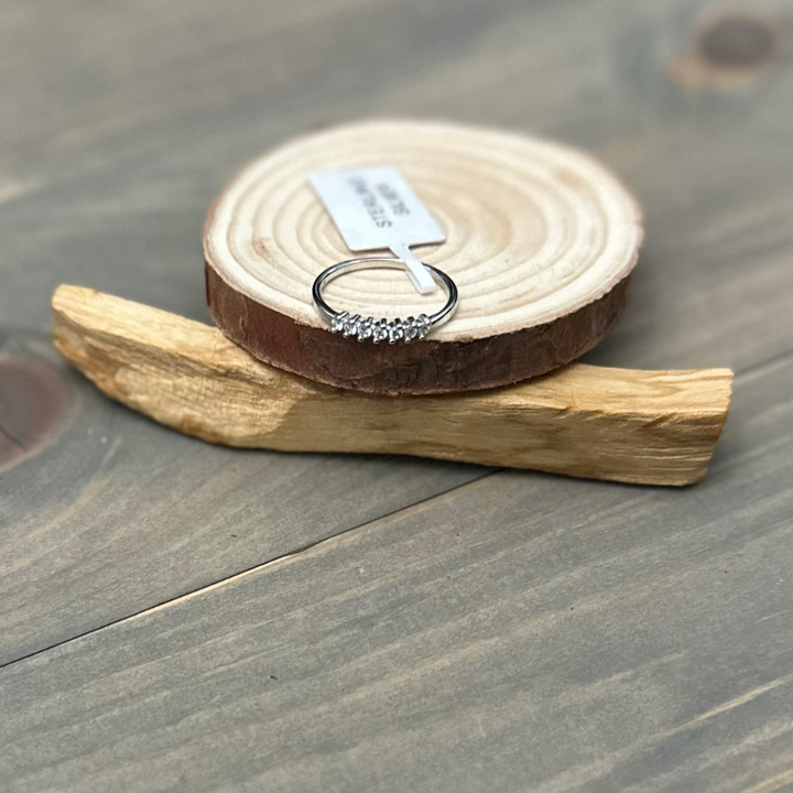 925 Sterling Silver Heart-Promise, Pear, Round, Band