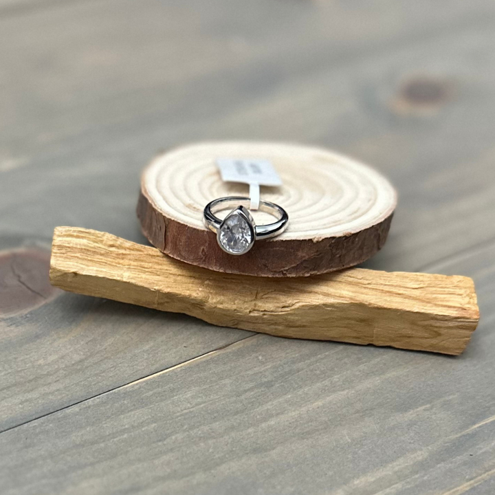 925 Sterling Silver Heart-Promise, Pear, Round, Band