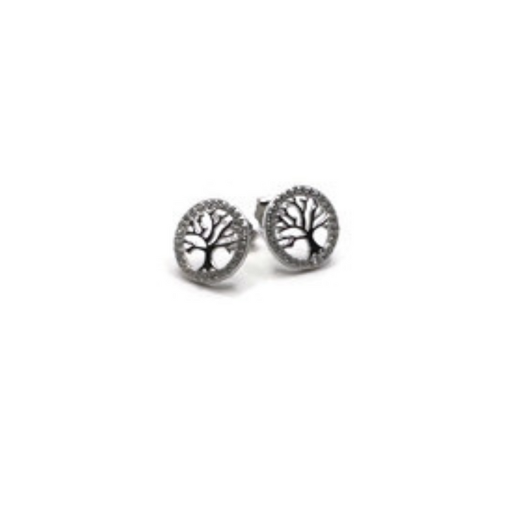 925 Sterling Silver Earrings:Amber Cherry Amber Honey Amber Honey HeartTree of Life Cubic Zirconia