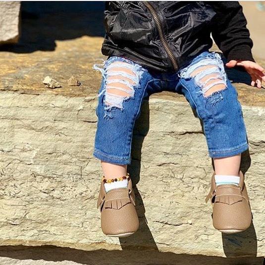 5.5 In Rainbow Baltic Amber Bracelet Baby Infant Toddler