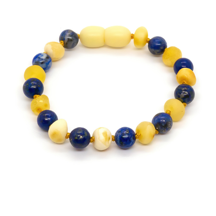 Natural Amber Bracelet :: Feng Shui Crystals