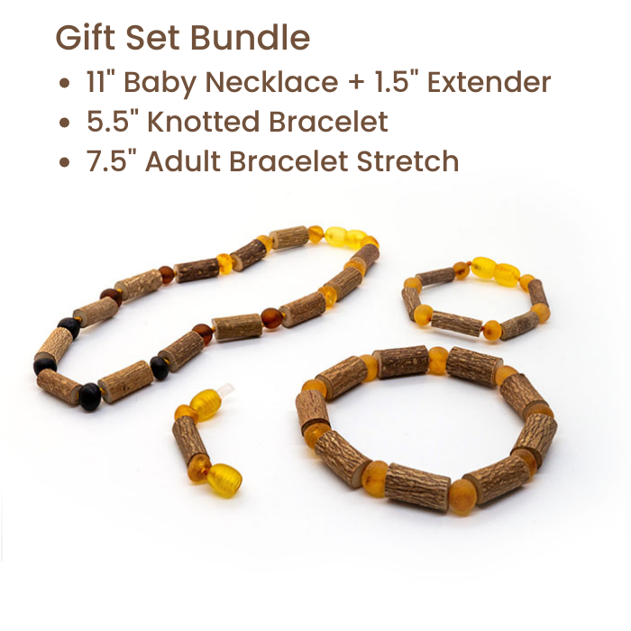 Hazelwood for GERD, colic, acid reflux, vomiting, stomach issues, & eczema. Necklaces  11 or 12.5 