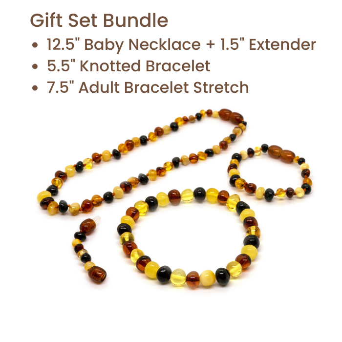 We have safest, highest-quality polished amber teething necklace for baby and toddler.