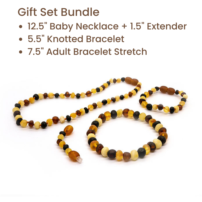 Baltic Amber Teething Necklace for Baby