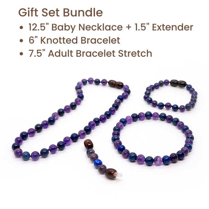 Lapis Lazuli necklace converts hyperactive negativity into calming positivity in a child with ADHD. 