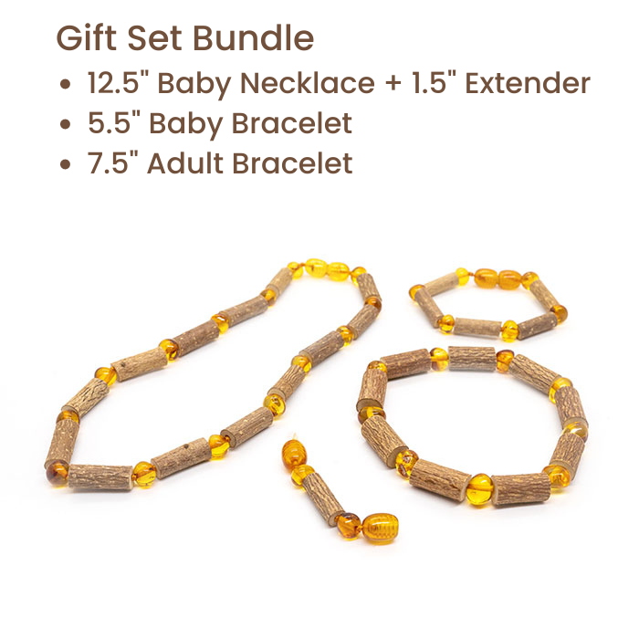 Honey Hazelwood 11 12.5 14 16 inch GERD Colic Eczema Polished Baltic Amber Necklace