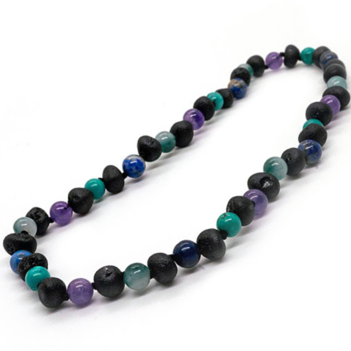 Baltic Essentials Focus, ADHD, Asthma, Anger Baltic Amber Cherry Mix with Jade