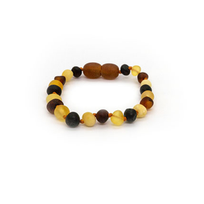Baltic Amber Bracelet - 5.5 In Baby Amber Teething Bracelet Screw Clasp