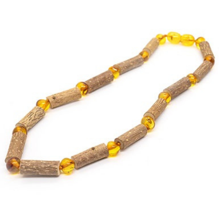 Hazelwood Necklace 14 Hazelwood Heart Burn, Acid Reflux, Eczema Necklace Pre-teen Honey Baltic Amber