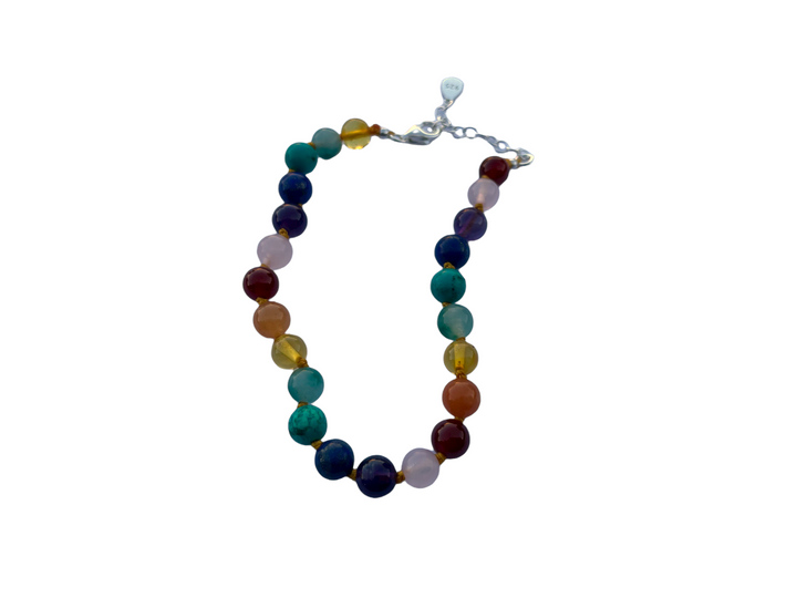 Baltic Amber Pre-Teen Teen Child Big Kid 14 or 15 inch Necklace Rainbow