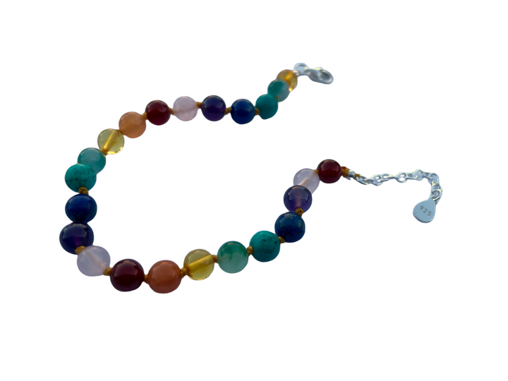 Baltic Amber Pre-Teen Teen Child Big Kid 14 or 15 inch Necklace Rainbow