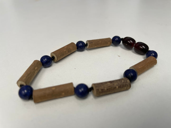 Bracelets are approximately 6.5 - 8.5 inches for pre-teen to adult and stretch * Lapis Lazuli 