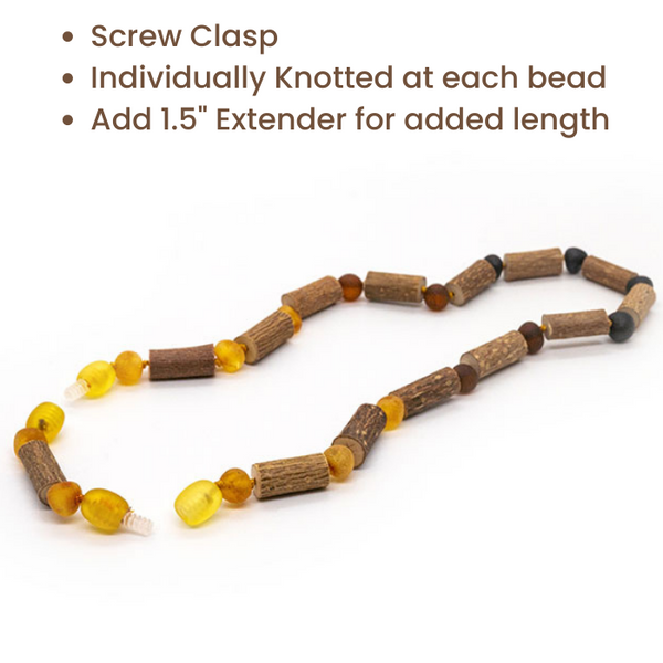 Hazelaid amber hot sale teething necklace
