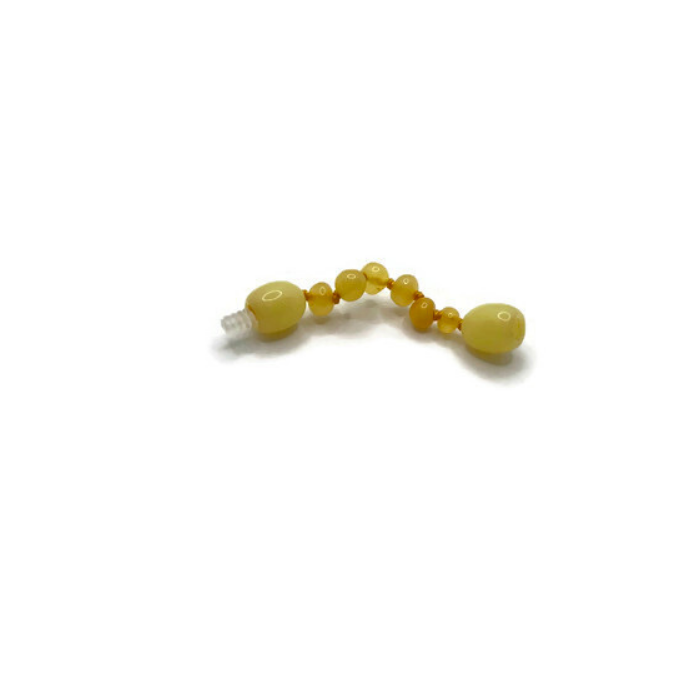 Baltic Amber or Hazelwood Extension 1.5 inches for baby, bub, infant, toddler, big kids, or adult. 