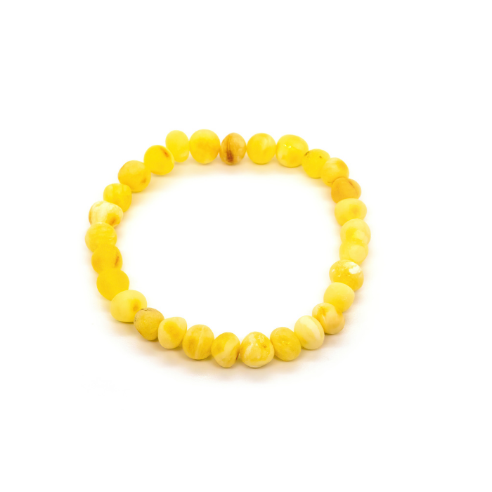 Baltic Amber Bracelet - Adult Coordinating Bracelet Pain Relief Or Hormonal 7.5 Inch Stretch