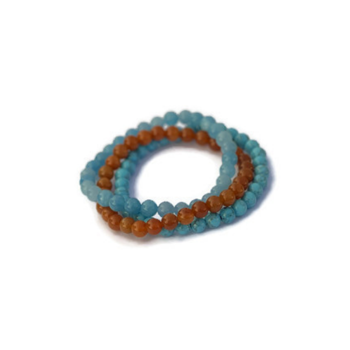 Bracelet Orange Aventurine Teen or Adult