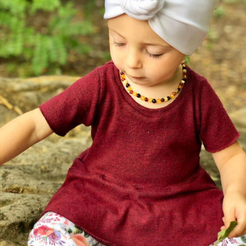 We have safest, highest-quality polished amber teething necklace for baby and toddler.