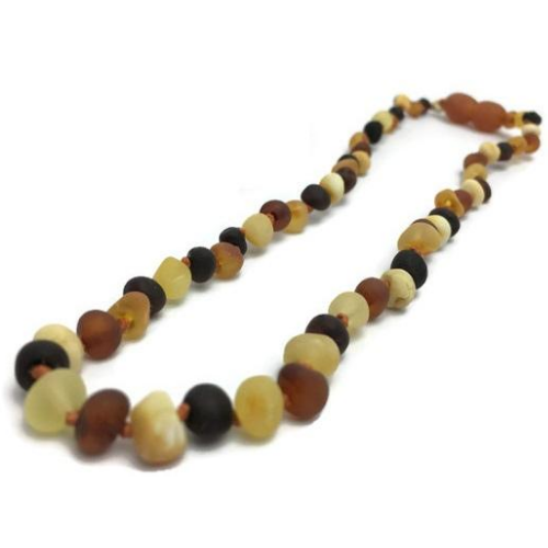 Raw Baltic Amber Teething Necklace Babies 11" 12.5" Baltic Essentials