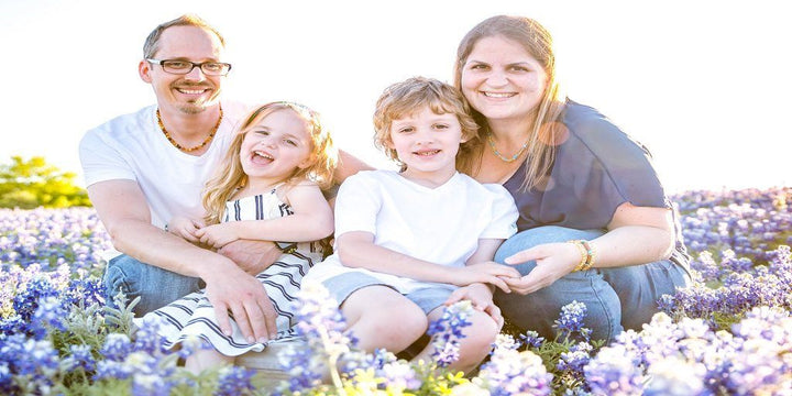 Baby Baltic Amber Necklace - Bracelet Baltic Amber Teething Raw Milk Turquoise Lapis Pink Amethyst