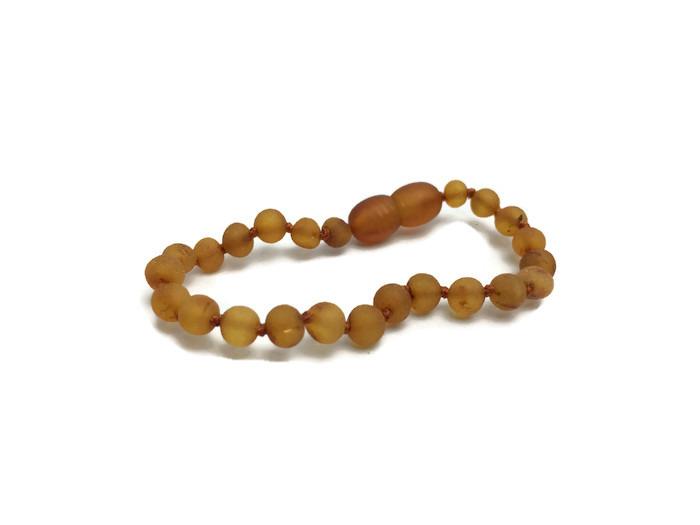 Baltic Amber Bracelet - 5.5 In Coordinating Baby Amber Teething Bracelet Screw Clasp