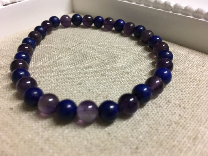 Baltic Amber Bracelet - 6.5 7.5 Inch Baltic Essentials Bracelet Amethyst Lapis Lazuli Teen Adult