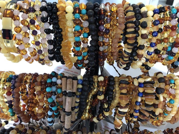 Adult Coordinating Bracelet Pain Relief or Hormonal 7.5 inch Stretch