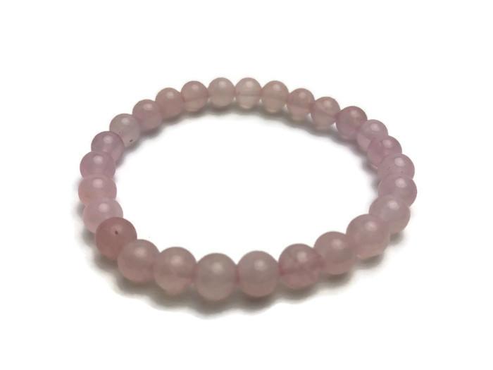 Baltic Amber Bracelet - Baltic Essentials Adult 7.5 Inch Bracelet Rainbow Pink Rose Quartz Lapis 