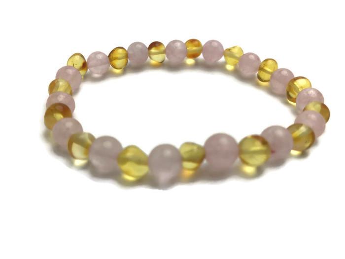 Baltic Amber Bracelet - Discounted Adult Coordinating Bracelet Pain Relief Or Hormonal  7.5