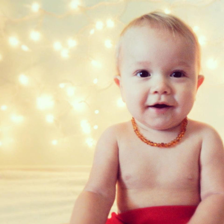 Baltic Amber Necklace - Baltic Amber Teething Necklace Or Bracelet Polished Honey