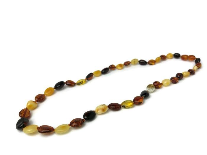 Baltic Amber Necklace - 18 Inch Baltic Amber Teen Necklace Arthritis, Carpal Tunnel Migraine Adult