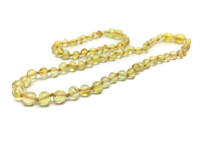 Baltic Amber Necklace - Baltic Amber Teething Necklace Bracelet SET 12.5 5.5 Baby Toddler