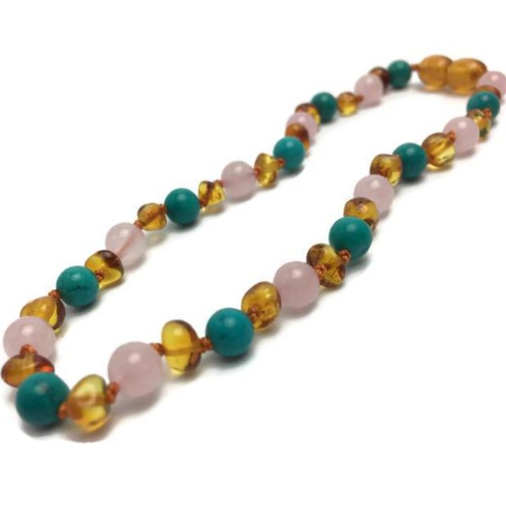 Turquoise 2024 teething necklace