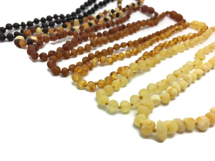 Baltic Essentials Wholesale Group Discount Packs Baltic Amber Teething Necklace