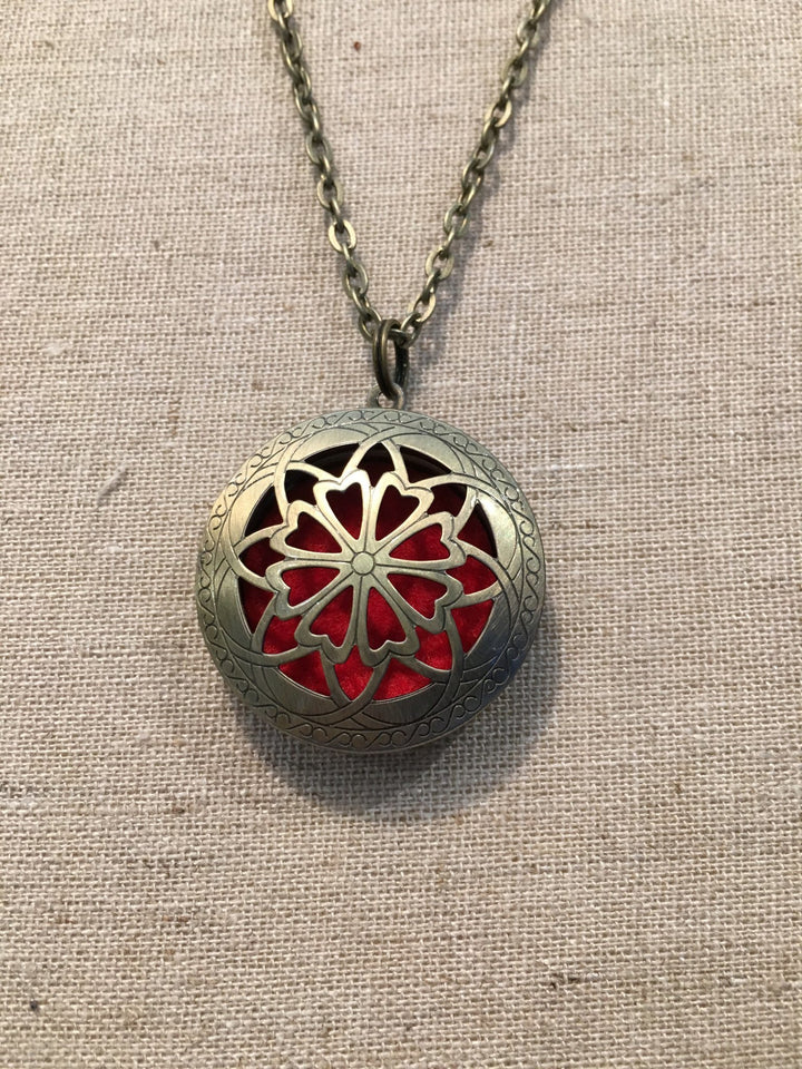 Silver Tree of Life Essential Oil Diffuser Necklace -- FREE SHIPPING –  Lowcountry Eclectic