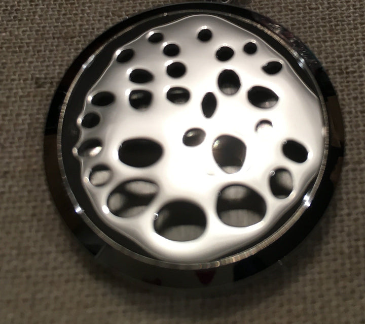 Essential Oil Pendant 316L Surgical Grade Stainless Steel Diffuser Holes Circles