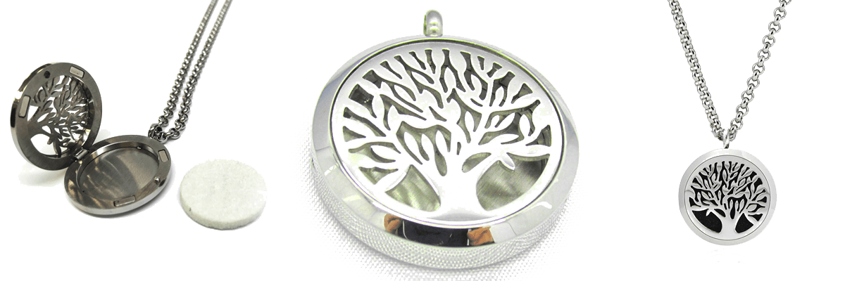 Tree of Life Essential Oil hypo-allergenic 316L Stainless Steel