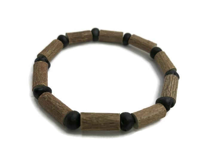 Hazelwood Bracelet - 6.5" - 8.5" Hazelwood Heart Burn Acid Reflux Eczema Raw Cherry Amber Bracelet