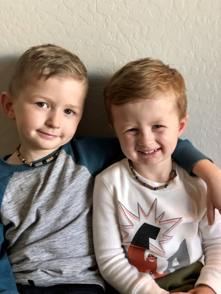 Hazelwood Necklace - ADHD Acid Reflux 14 Hazelwood Eczema Lapis Lazuli Anxiety Necklace