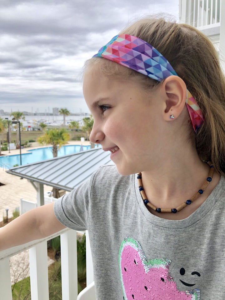 Hazelwood Necklace - ADHD Acid Reflux 14 Hazelwood Eczema Lapis Lazuli Anxiety Necklace