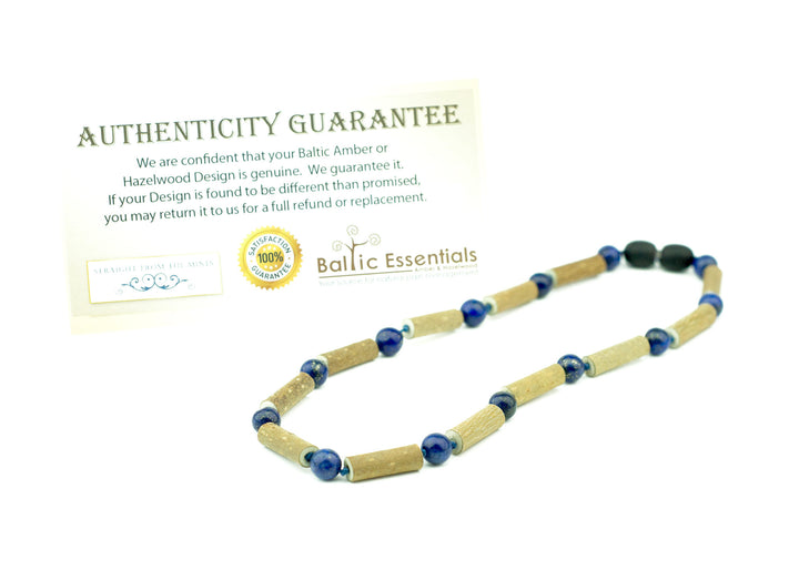 Hazelwood Necklace - ADHD Acid Reflux 14 Hazelwood Eczema Lapis Lazuli Anxiety Necklace