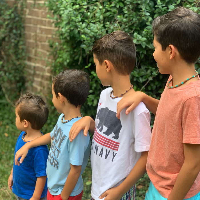 Hazelwood Necklace - Hazelwood Necklace Turquoise Baby, Infant, Toddler, Big Kid. 12.5 Or 14 Inches