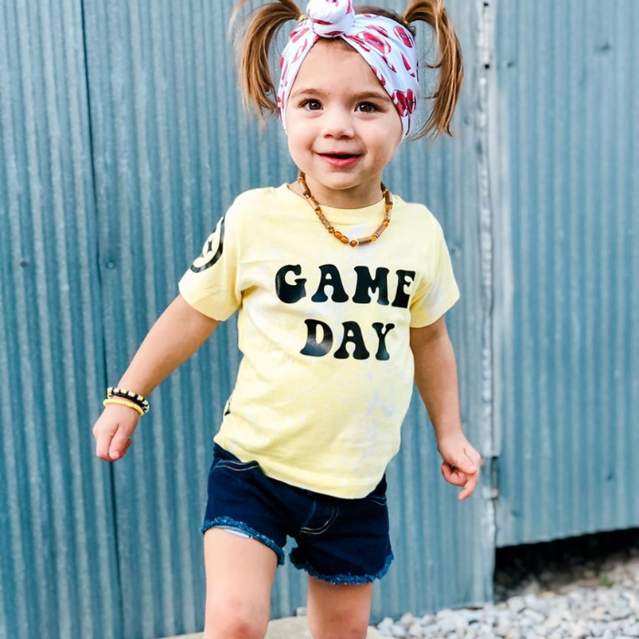 Hazelwood Necklace - Raw Honey Hazelwood 12.5 In GERD Colic Eczema Baltic Amber Necklace