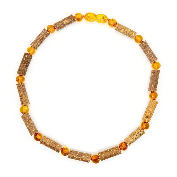 Honey Hazelwood 12.5 Inch GERD Colic Eczema Baltic Amber Necklace
