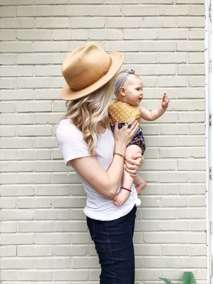 Polished Cognac Baltic Amber Bracelet For Baby, Infant, Toddler, Big Kid