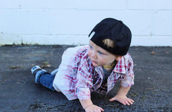 Raw Milk Baltic Amber Necklace For Baby, Infant, Toddler, Big Kid.